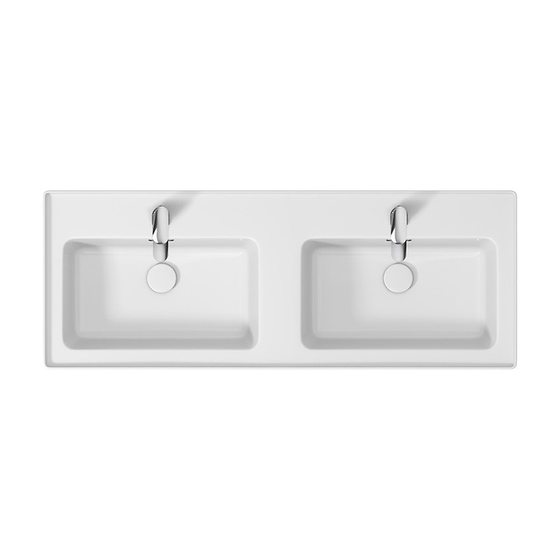 Lavoar dublu pentru mobilier, Cersanit, Crea, 120 cm, alb 2 lavoar dublu pentru mobilier cersanit crea 120 cm alb30327.jpg