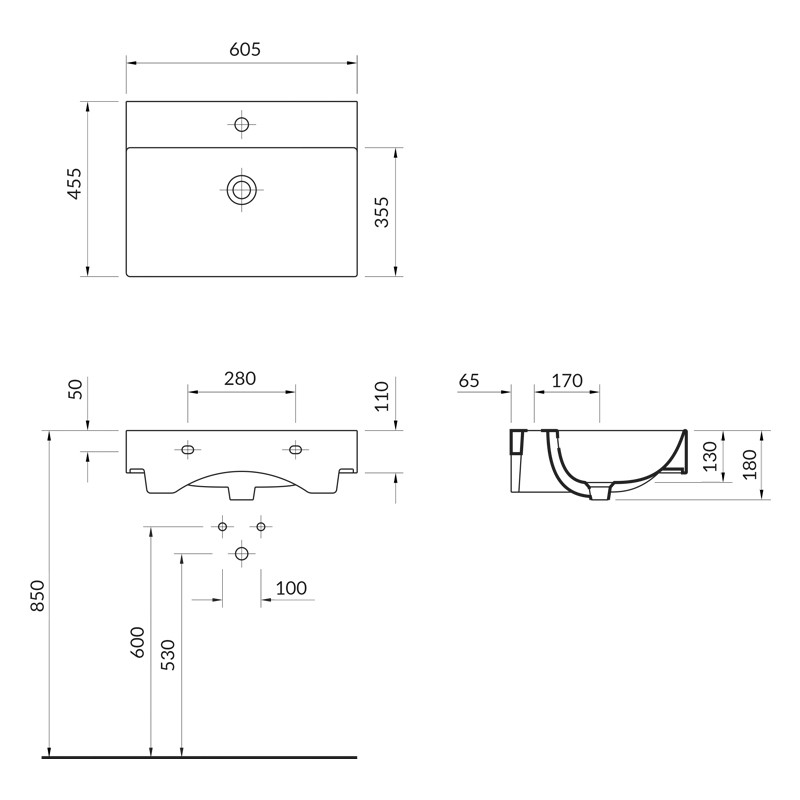 Lavoar pe blat, Cersanit, Inverto, dreptunghiular, 60 cm, alb 3 lavoar pe blat cersanit inverto dreptunghiular 60 cm alb27872.jpg