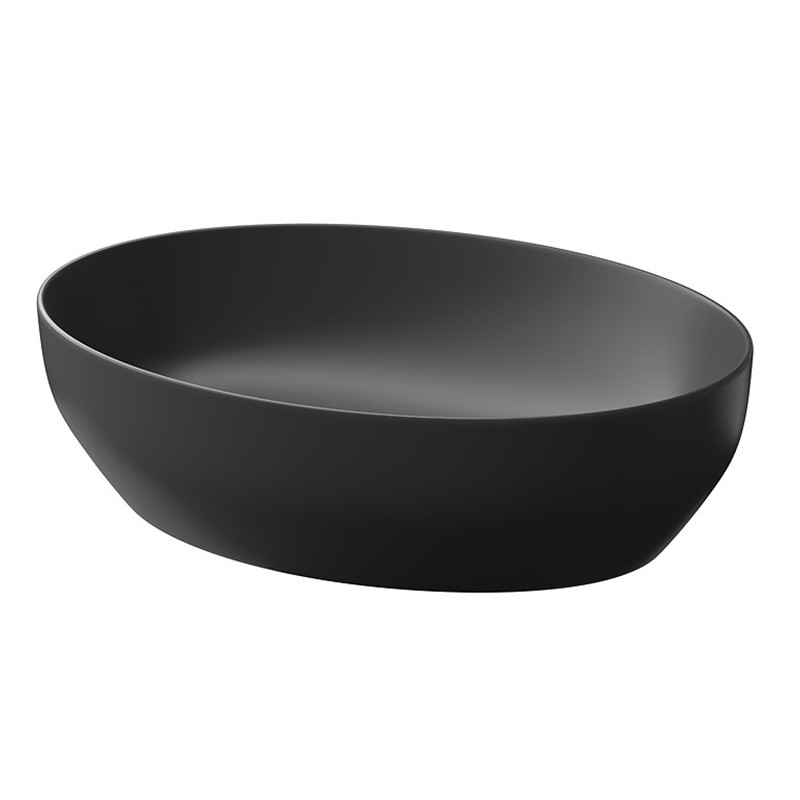 Lavoar pe blat, Cersanit, Larga, oval, 50 cm, antracit mat 1 lavoar pe blat cersanit larga oval 50 cm antracit mat30241.jpg
