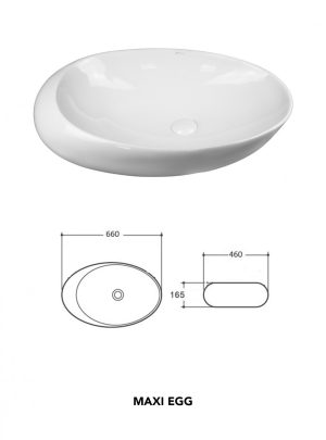 lavoar pe blat fluminia egg maxi oval alb31165.jpg