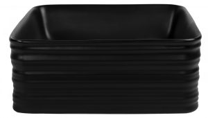 lavoar pe blat fluminia my black box patrata cu ventil negru mat31730.jpg