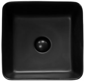 lavoar pe blat fluminia my black box patrata cu ventil negru mat31733.jpg