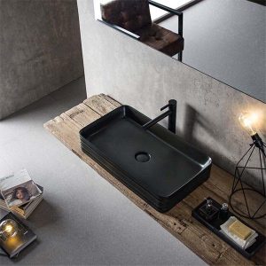 lavoar pe blat fluminia my black square dreptunghiular cu ventil negru14174.jpg