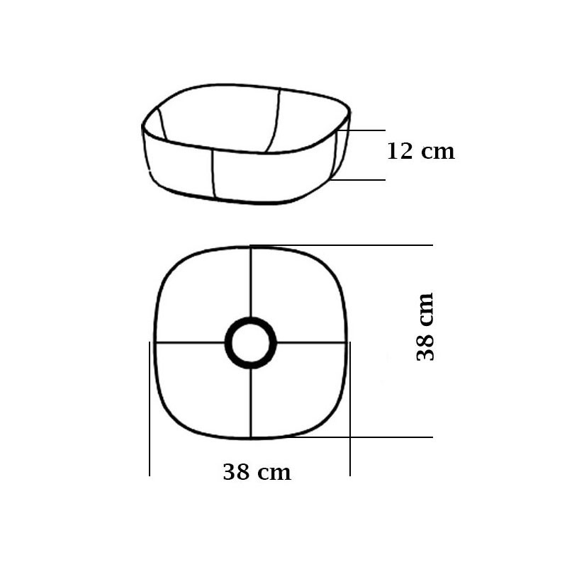 Lavoar pe blat, Kolpasan, Alexis, Lux 380, patrat, alb 4 lavoar pe blat kolpasan alexis lux 380 patrat alb27732.jpg