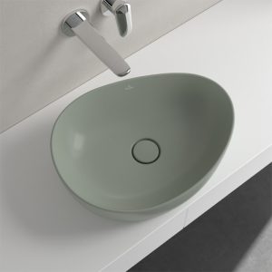 lavoar pe blat villeroy boch antao asimetric 51 cm verde mat31801.jpg