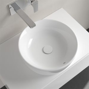 lavoar pe blat villeroy boch architectura rotund 45 cm cu preaplin alb31784.jpg