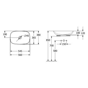 lavoar pe blat villeroy boch loop friends dreptunghiulat 56 cm alb27457.jpg