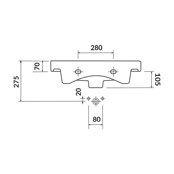Lavoar pentru mobilier, Cersanit, Moduo, 60 x 45 cm, alb 3 lavoar pentru mobilier cersanit moduo 60 x 45 cm alb24772.jpg