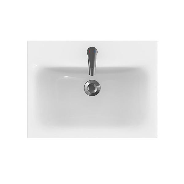 Lavoar pentru mobilier, Cersanit, Moduo, 60 x 45 cm, alb 5 lavoar pentru mobilier cersanit moduo 60 x 45 cm alb24774.jpg