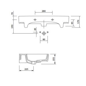 lavoar pentru mobilier cersanit virgo 80 cm alb24657.jpg