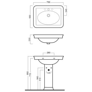 lavoar suspendat hatria dolcevita dreptunghiular 77 cm alb30855.jpg