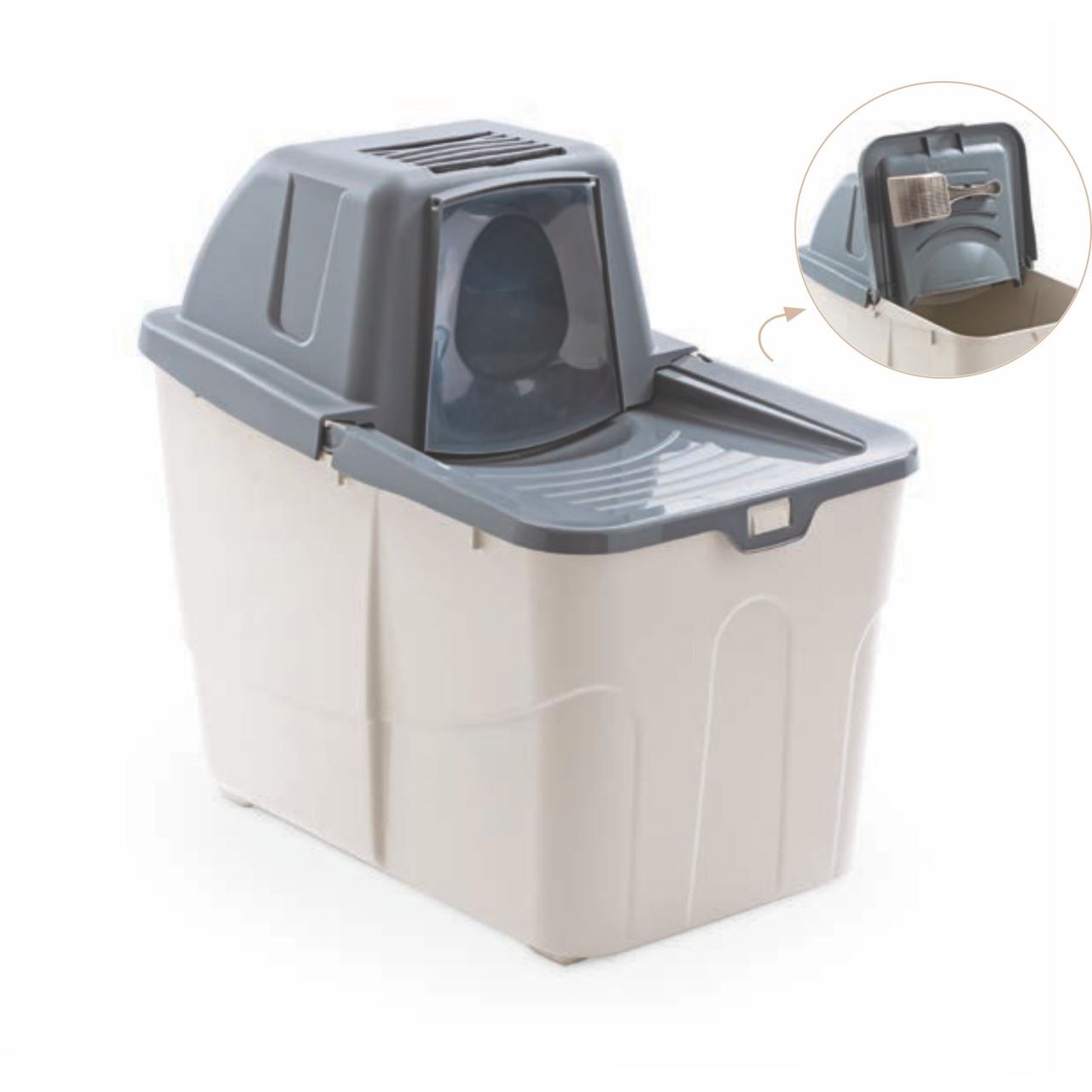 LITIERA PENTRU PISICI MPS BUXO CIPRIA CLOSE 58x39x56h 1 LITIERA PENTRU PISICI MPS BUXO CIPRIA CLOSE 58x39x56h