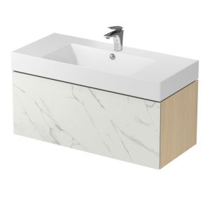 mobilier baie suspendat pentru lavoar cersanit inverto 80 stejar montat 333654.jpg