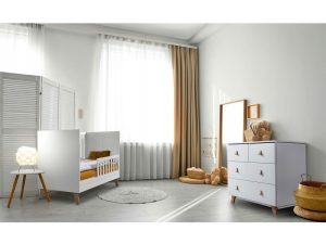 Mobilier camera copii si bebelusi Klups Noah Alb