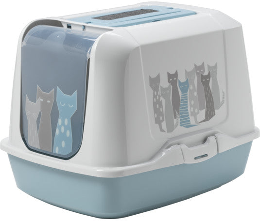 MODERNA Litieră pentru pisici Trendy Large 50,2x38,8x37,5cm, Albastru deschis 1 MODERNA Litieră pentru pisici Trendy Large 50,2x38,8x37,5cm, Albastru deschis