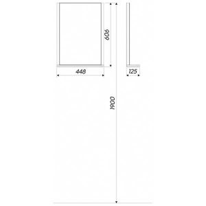 oglinda cu sistem de iluminare kolo rekord cu polita 44 cm alb24846.jpg