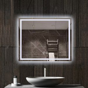 oglinda dreptunghiulara 90 cm cu iluminare led si dezaburire fluminia ando 869831.jpg
