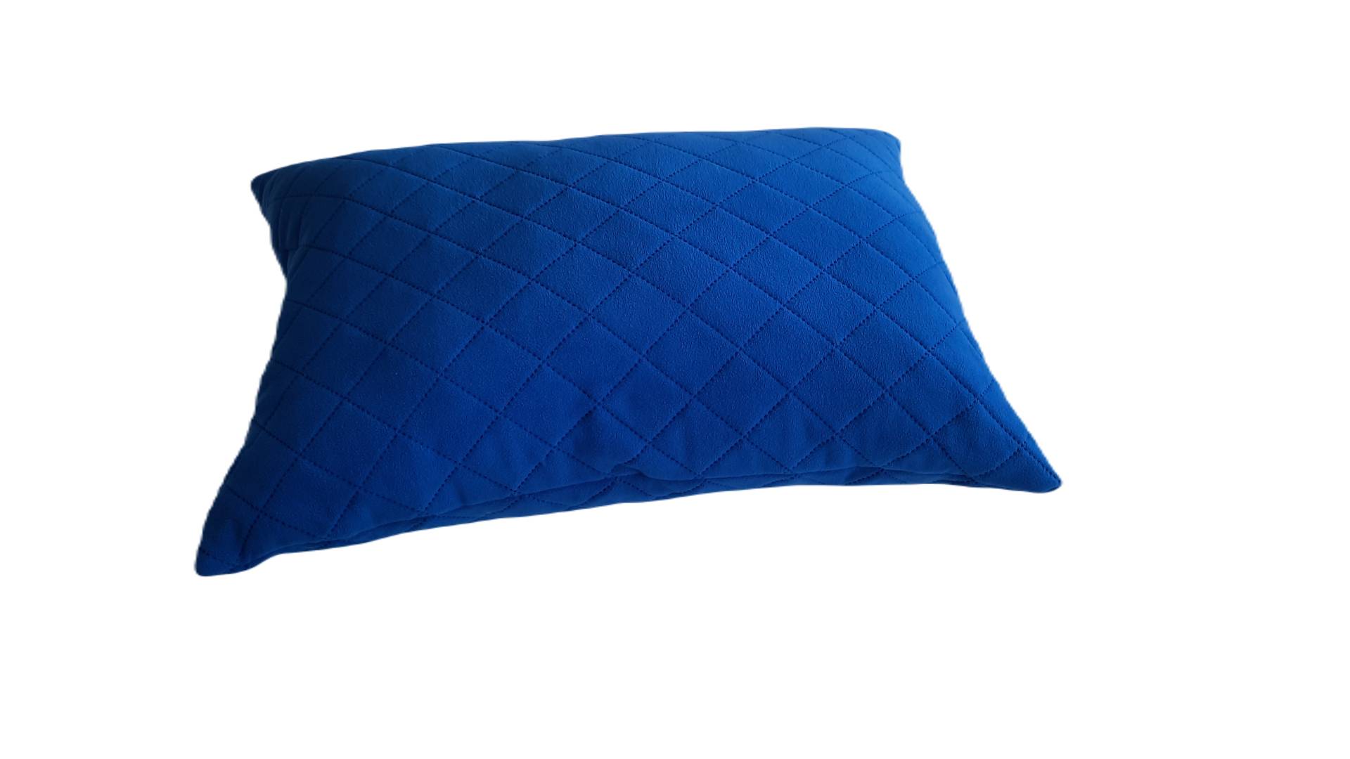 Perna 50x70 matlasata micropolar moale si pufos PolarTech tip Cocolino, culoare Palace Blue, Somnart, vidata 2 perna polar blue 02.jpg