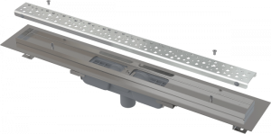 rigola dus cu gratar perforat otel inoxidabil 1150 mm alcadrain apz1111 1150l 328741.png