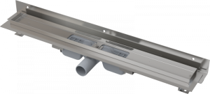rigola dus faiantabila cu margine ajustabila si iesire laterala 1150 mm alcadrain flexible apz104 1150 457028.png