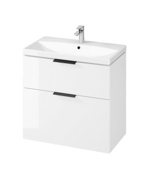 set dulap baie suspendat 2 sertare cu lavoar cersanit city inclus 80 cm alb 619105.jpg