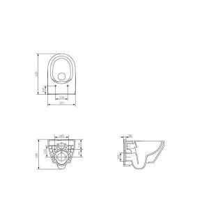set vas wc cersanit crea oval suspendat cu capac soft close si easy13019.jpg