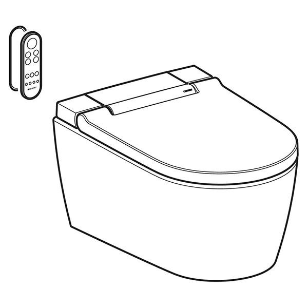 Set vas WC suspendat Geberit, AquaClean Sela, rimless, cu functie de bideu, alb alpin 3 set vas wc suspendat geberit aquaclean sela rimless cu functie de25459.jpg