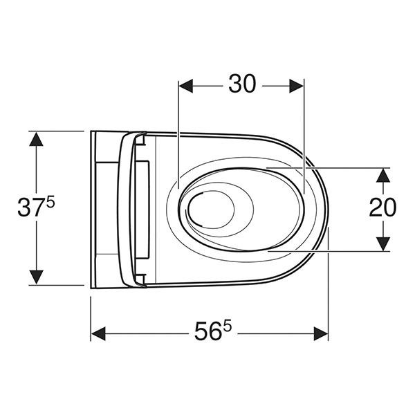 Set vas WC suspendat Geberit, AquaClean Sela, rimless, cu functie de bideu, alb alpin 4 set vas wc suspendat geberit aquaclean sela rimless cu functie de25460.jpg