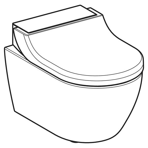 Set vas WC suspendat Geberit, AquaClean Tuma Classic, cu capac cu functie de bideu, rimless, alb alpin 2 set vas wc suspendat geberit aquaclean tuma classic cu capac cu25468.jpg