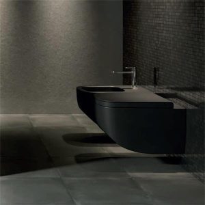 set vas wc suspendat hatria next cu capac rimless negru mat24568.jpg