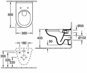 set vas wc suspendat villeroy boch o novo direct flush cu capac soft11416.jpg