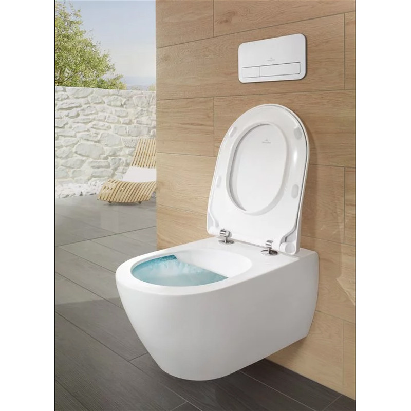 Set vas WC suspendat, Villeroy & Boch, Subway 2.0, cu capac SoftClose si QuickRelease, CeramicPlus, alb alpin 2 set vas wc suspendat villeroy boch subway 2 0 cu capac softclose si28672.jpg