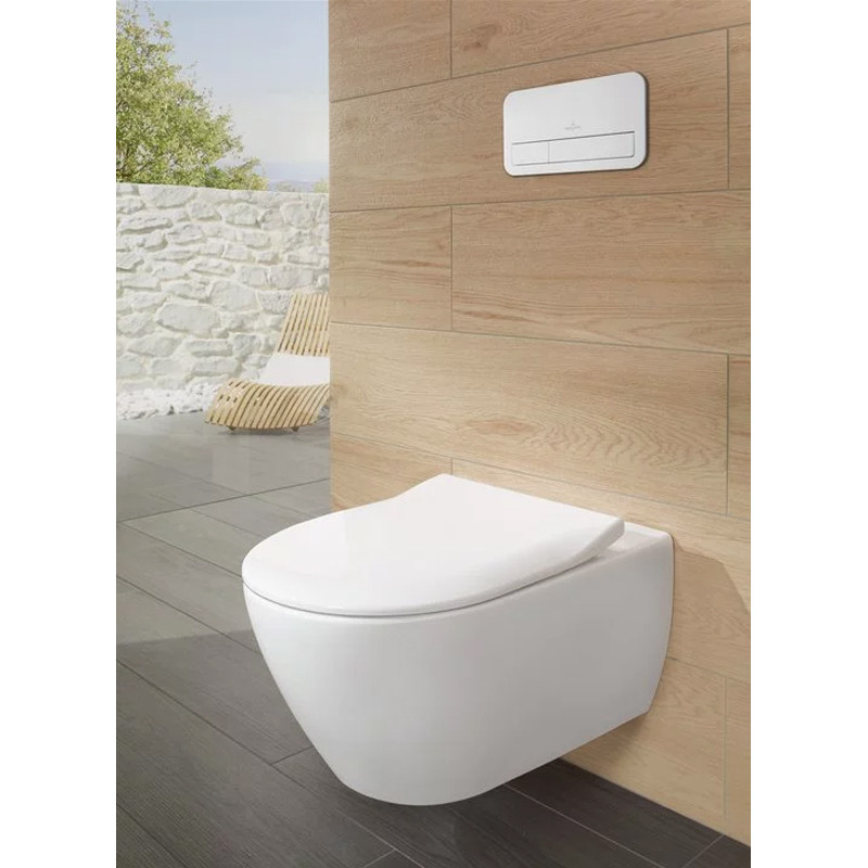 Set vas WC suspendat, Villeroy & Boch, Subway 2.0, cu capac SoftClose si QuickRelease, CeramicPlus, alb alpin 3 set vas wc suspendat villeroy boch subway 2 0 cu capac softclose si28673.jpg