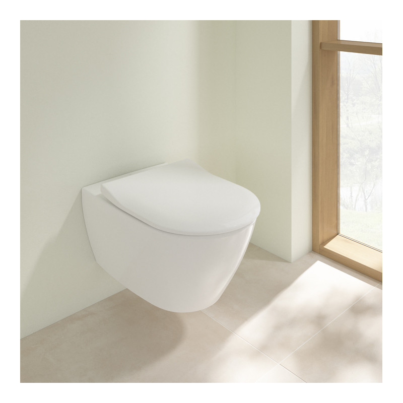 Set vas WC suspendat, Villeroy & Boch, Subway 2.0, cu capac SoftClose si QuickRelease, CeramicPlus, alb alpin 4 set vas wc suspendat villeroy boch subway 2 0 cu capac softclose si28674.jpg