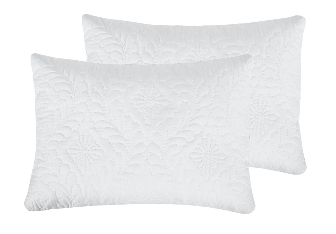 Set 2 Perne 50x70 Somnart Belina, microfibra, lavabile la masina, vidat, alb 2 set2belina.50x70.jpg