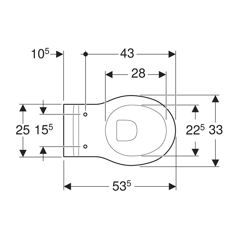 Vas WC suspendat, Geberit, Bambini, alb 5 vas wc suspendat geberit bambini alb30379.jpg