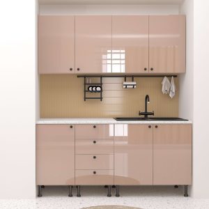 Mobila bucatarie STYLE A180 MDF Cappuccino Gloss.jpg