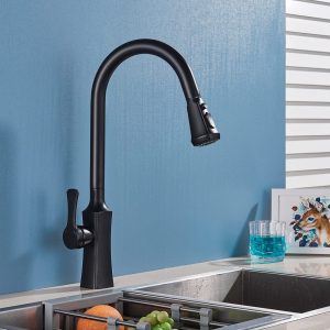 baterie de bucatarie negru mat cu 2 func ii de curgere si dus extractibil cod 1388 casavie 29387201151133 1200x1200.jpg