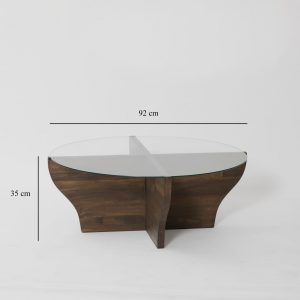 l masuta de cafea neostill amphora 92 x 35 x 92 cm sticla temperatametal nuc 5.jpg