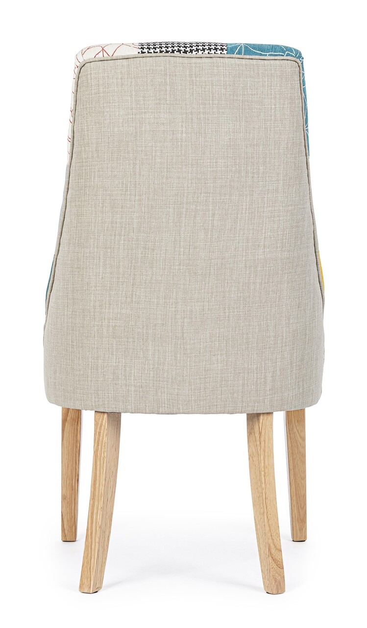 Scaun Galatea, Bizzotto, lemn/poliester, 51x62x93 cm, multicolor 4 l scaun galatea bizzotto lemnpoliester 51x62x93 cm multicolor 3.jpg