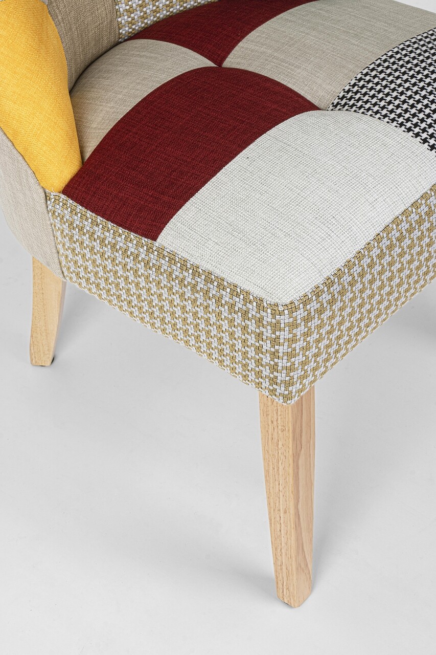 Scaun Galatea, Bizzotto, lemn/poliester, 51x62x93 cm, multicolor 6 l scaun galatea bizzotto lemnpoliester 51x62x93 cm multicolor 5.jpg