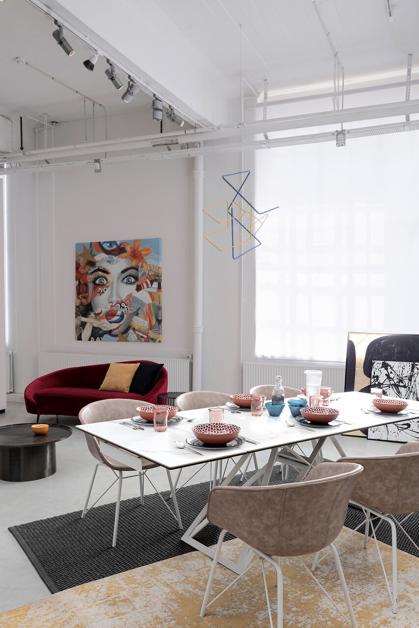 Scaun Warhol, Bizzotto, piele ecologica, 59x54.5x80 cm, bej/alb 7 l scaun warhol bizzotto piele ecologica 59x545x80 cm bejalb 6.jpg