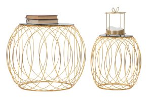 l set 2 masute de cafea glam mauro ferretti 68x56 43x45 cm fier negruauriu 2.jpg