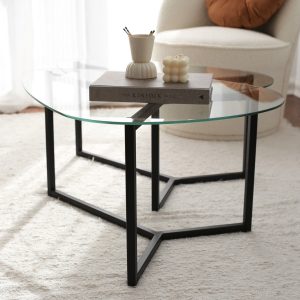 l set 2 masute pentru cafea bellsimo neostill 82x58x40 cm sticla temperata negru mat 2.jpg