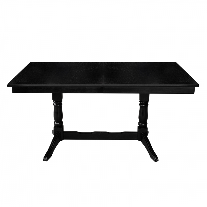 Masa extensibila EUROPA, lemn masiv, dreptunghiulara, wenge, 160 240x92x70 cm 1 masa masiv dreptunghiulara europa extensibila lemn masiv mdf cm 3850 7456.png