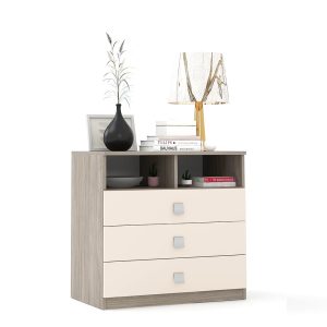 Comoda Linea 3 sertare oak vizon.jpg