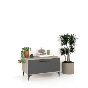 Comoda TV CUBO 90 1 usa Oak Antracit.jpg