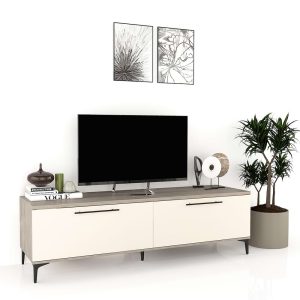 Comoda TV CUBO B180 2 usi Oak Vizon.jpg