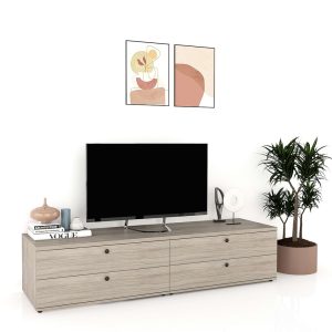 Comoda living CUBO 180 4 sertare Clasic Oak.jpg