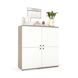 Comoda living Cubo 120 4u clasic oak alb.jpg